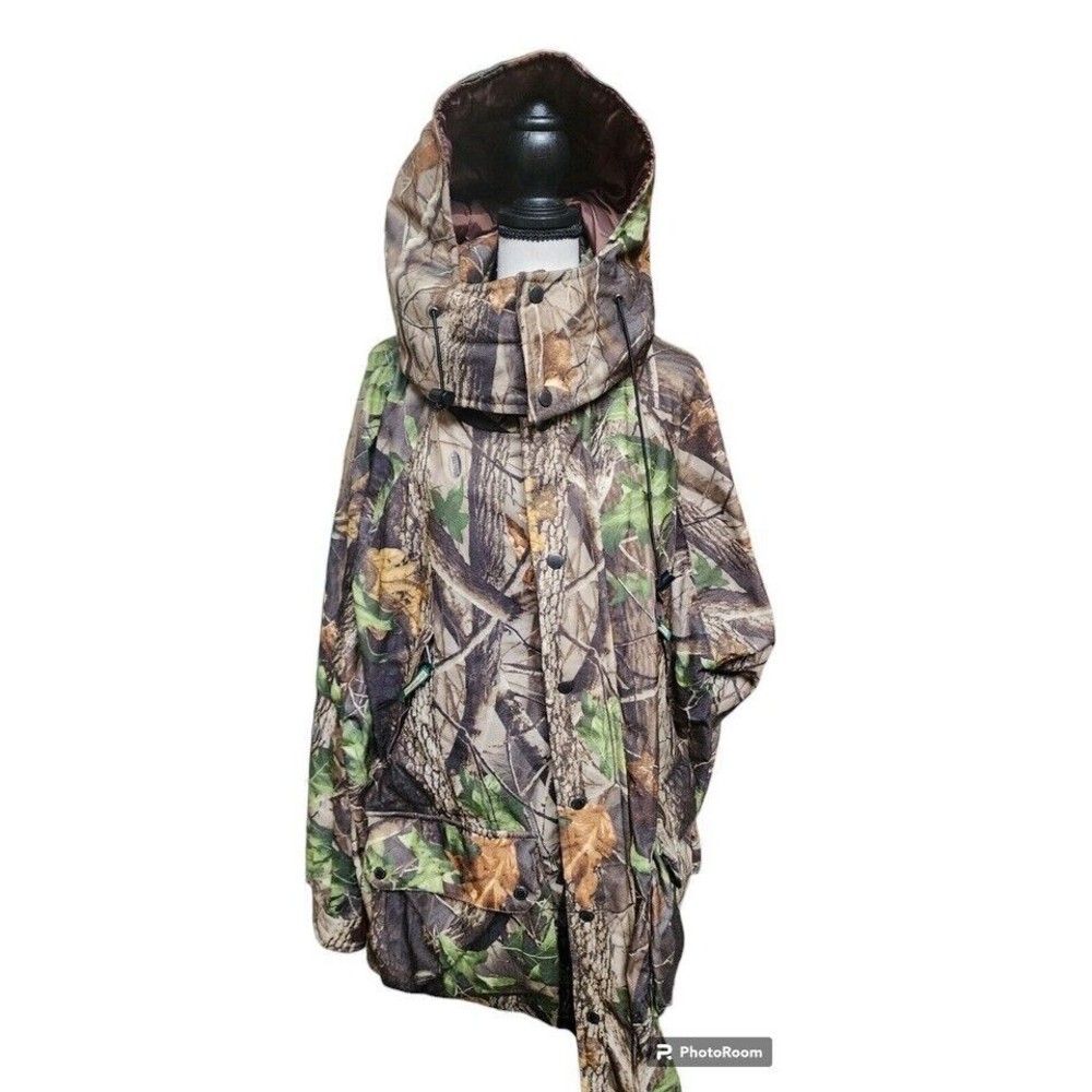 Remington New Hardwoods Green Camo Hunting Jacket Size XL